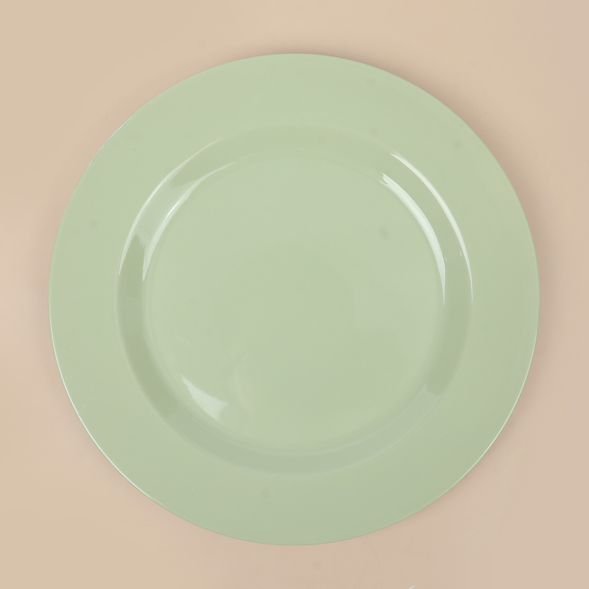 Customized melamine tableware for foreign trade, green restaurant rice bowls, commercial and hotel stir-frying and cold dish plates, hot pot plates details Picture
