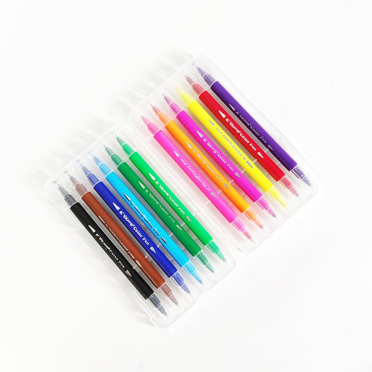 Yalong Cross-border best-selling brush tip watercolor pens, double-pointed watercolor pens Application Scenario
