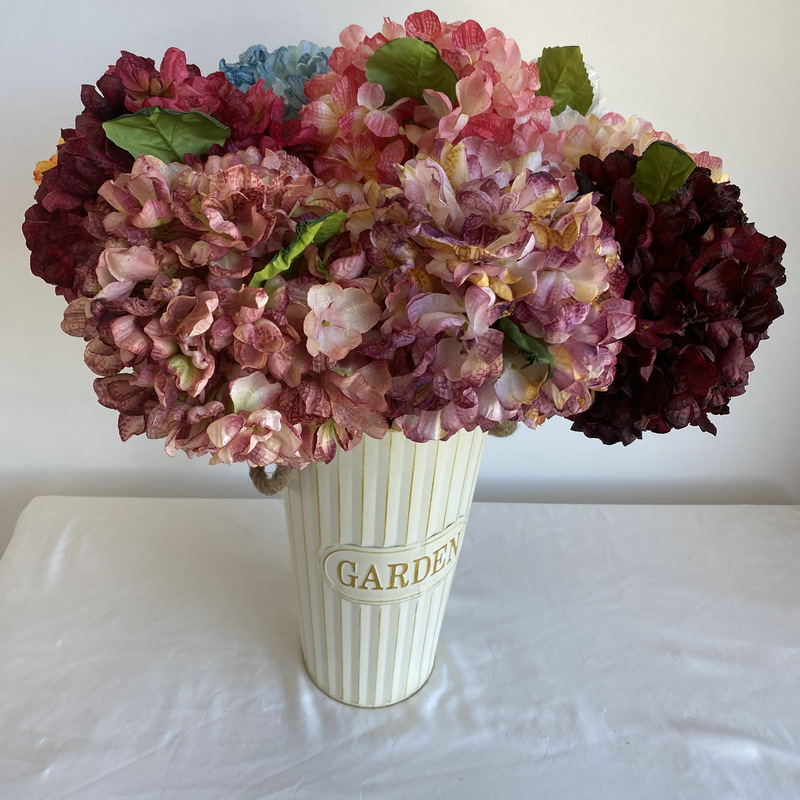 仿真花DIY发饰配件/仿真花/5朵塑膠花/假花/假花批发细节图