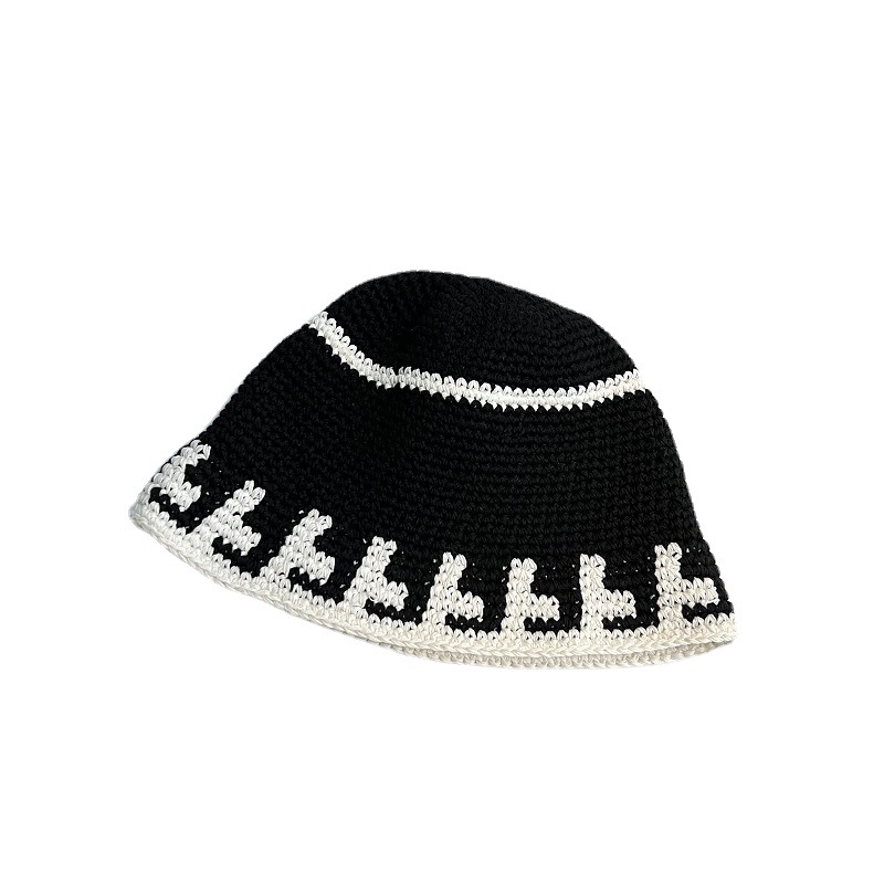 Cross-border hot sale sombrero hecho a mano mujer niche versión coreana sombrero de pescador personalidad tendencia vintage sombrero de punto moda calle hombres cool cap Item Picture