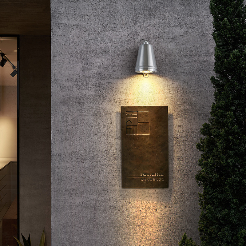 Industrial-style loft wall lamps, outdoor storefronts, vintage indoor and outdoor corridors, entrance balconies, rechargeable cast aluminum horseshoe spotlights Specification image