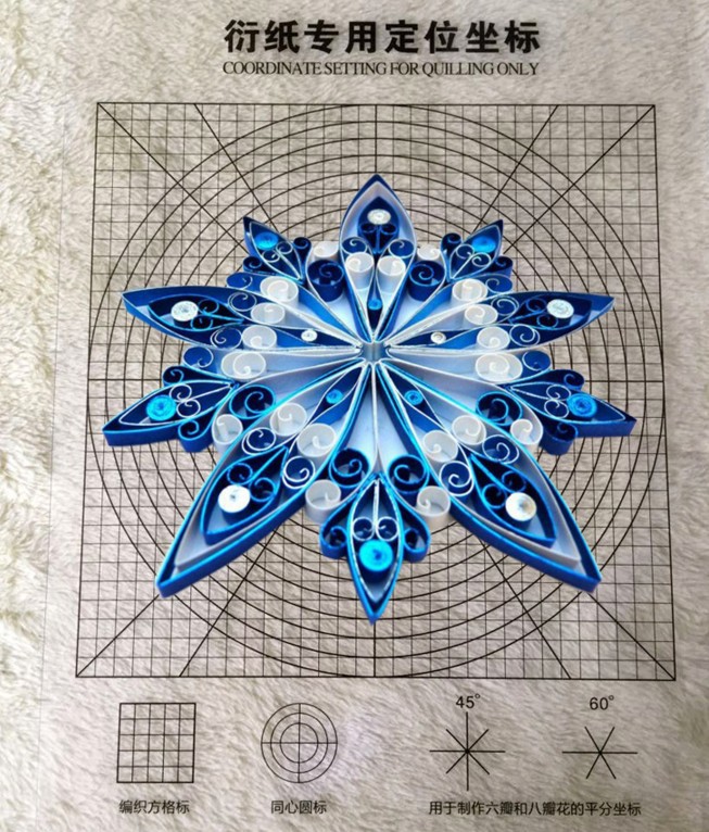 衍纸透明定位坐标剥离片透明剥离器 衍纸工具 quilling tools产品图