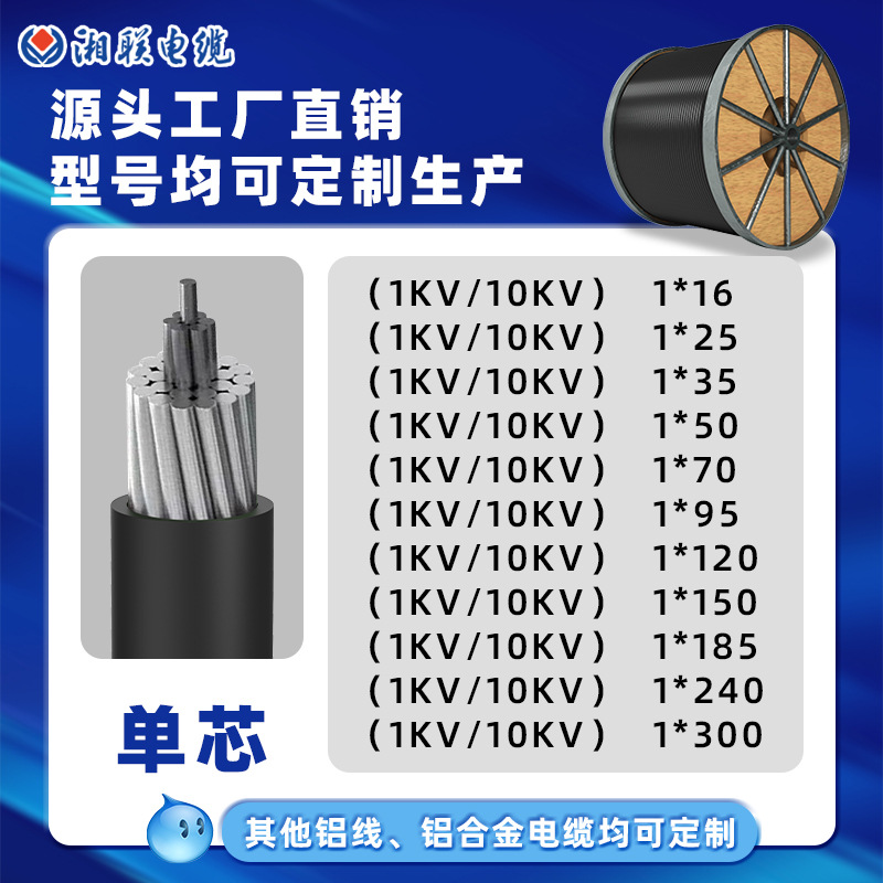 架空线JKLYJ铝合金电缆2 3 4 5芯16 25 35 50平方户外架空裸导线 Application Scenario