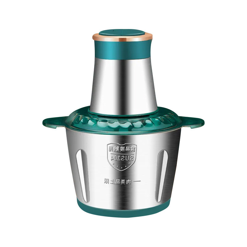 New kitchen electric meat grinder, household stainless steel multi-functional garlic paste mixer and food processor, small garlic mashing wonder Item Picture
