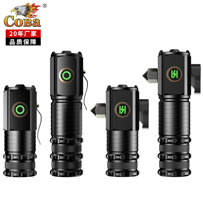 Douyin Amazon Compact multi-functional Type-C charging cap lamp, three P35 high-intensity lamp beads, magnetic flashlight details Picture