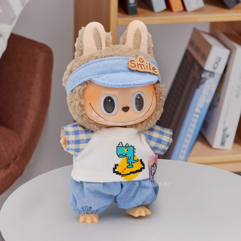 Cute Labrador dress, cartoon T-shirt, baseball cap, sweet bow princess dress, romantic blues couple's set Application Scenario