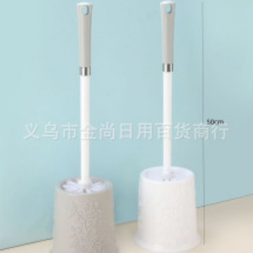 New long-handled toilet brush with base set, bathroom brush, toilet stainless steel cleaning brush, toilet cleaning brush, brush holder details Picture