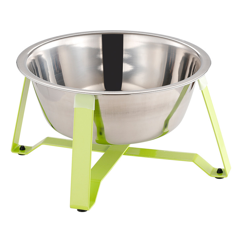 High tripod neck guard bowl, cat bowl, high tripod neck guard stainless steel pet bowl, non-black chin cat food bowl, cat food bowl wholesale Item Picture