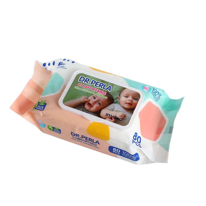 湿巾/纸巾/婴儿湿纸巾/湿纸巾/湿巾湿纸巾白底实物图