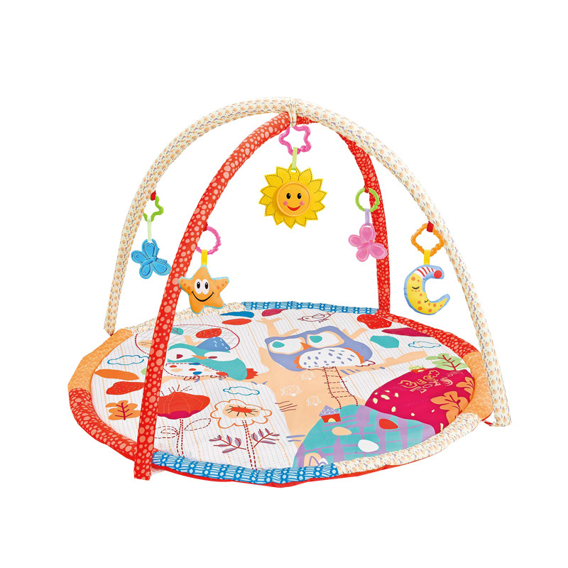 婴儿健身架子玩具爬爬垫婴幼儿游戏毯折叠儿童地毯宝宝爬行垫