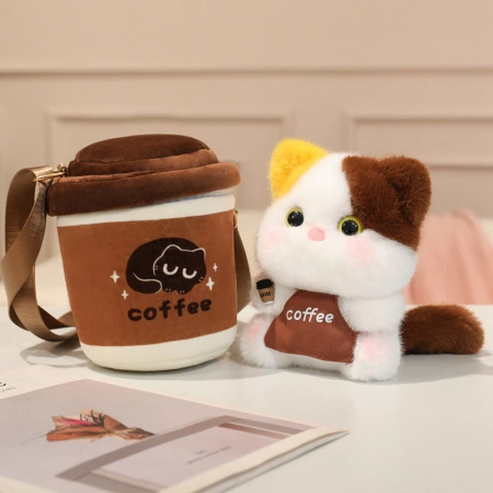 Cute coffee cups, kitten plush toys, backpack dolls, crossbody single-shoulder bags, figurines, girl gifts Cute coffee cups, kitten plush toys, backpack dolls, crossbody single-shoulder bags, figurines, girl gifts