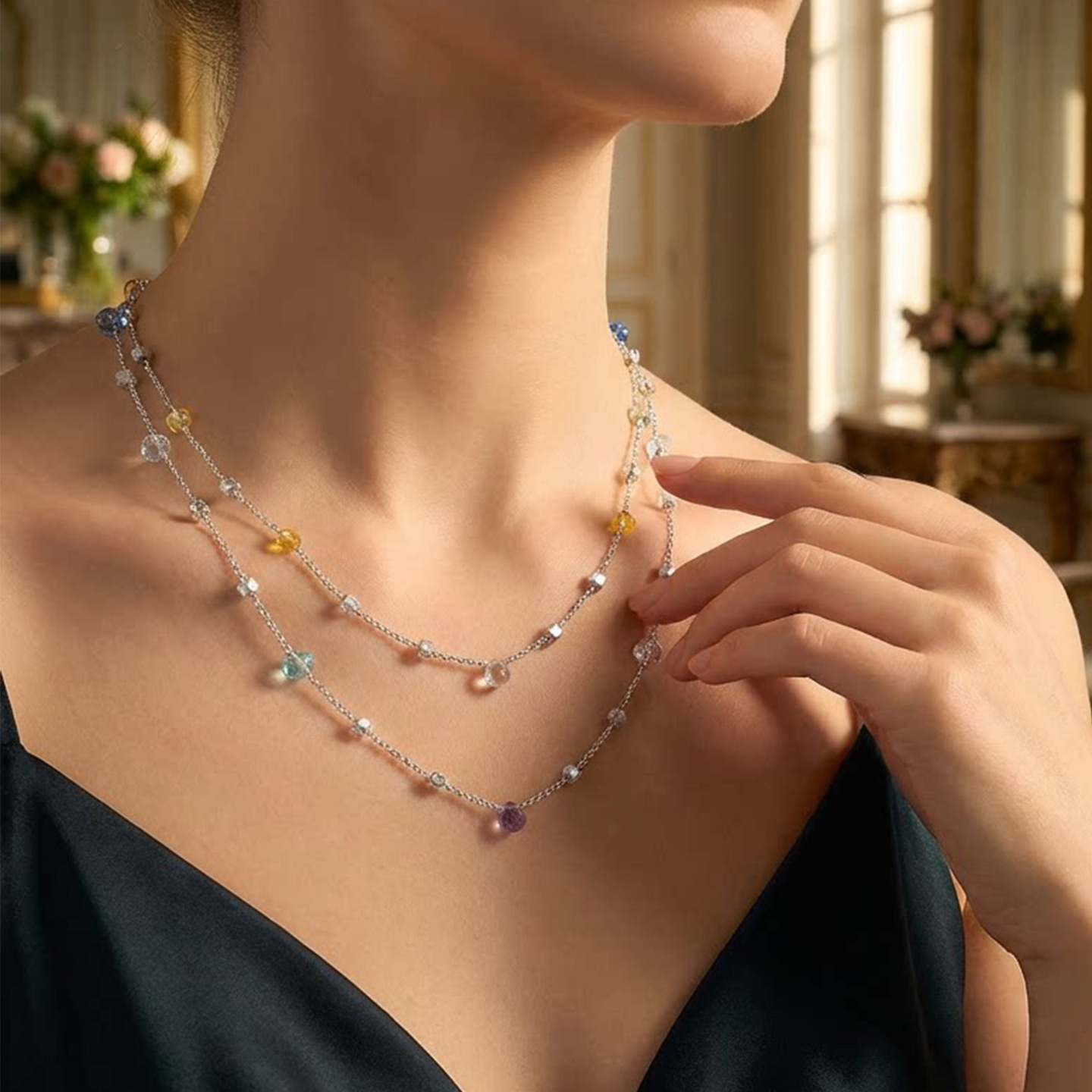 珠子/玛瑙散珠/仿古琉璃珠批发/琉璃珠/水晶散珠细节图