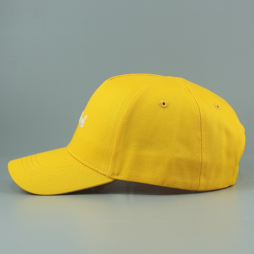 Wholesale children's caps from the cap factory: solid-color cotton embroidered sunshade, cute printed hip-hop caps, spring and summer mesh fabric breathable baseball caps Specification image