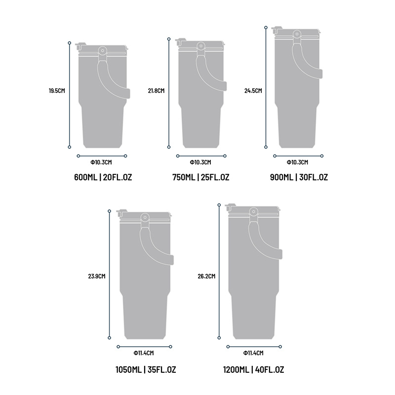 TYESO/ Taishuo stainless steel insulated cup, double-layer cold preservation portable ice cup, double-drinking car large-capacity water cup Application Scenario