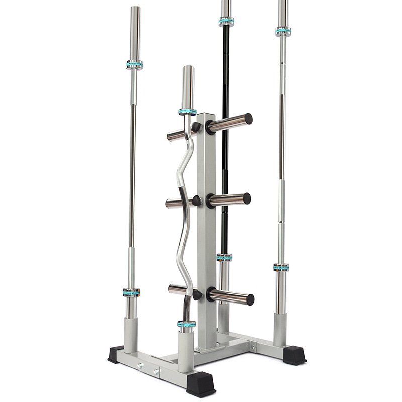 Barbell storage rack, home barbell bar, Olympic bar placement rack, gym lifting large hole barbell plate rack Application Scenario