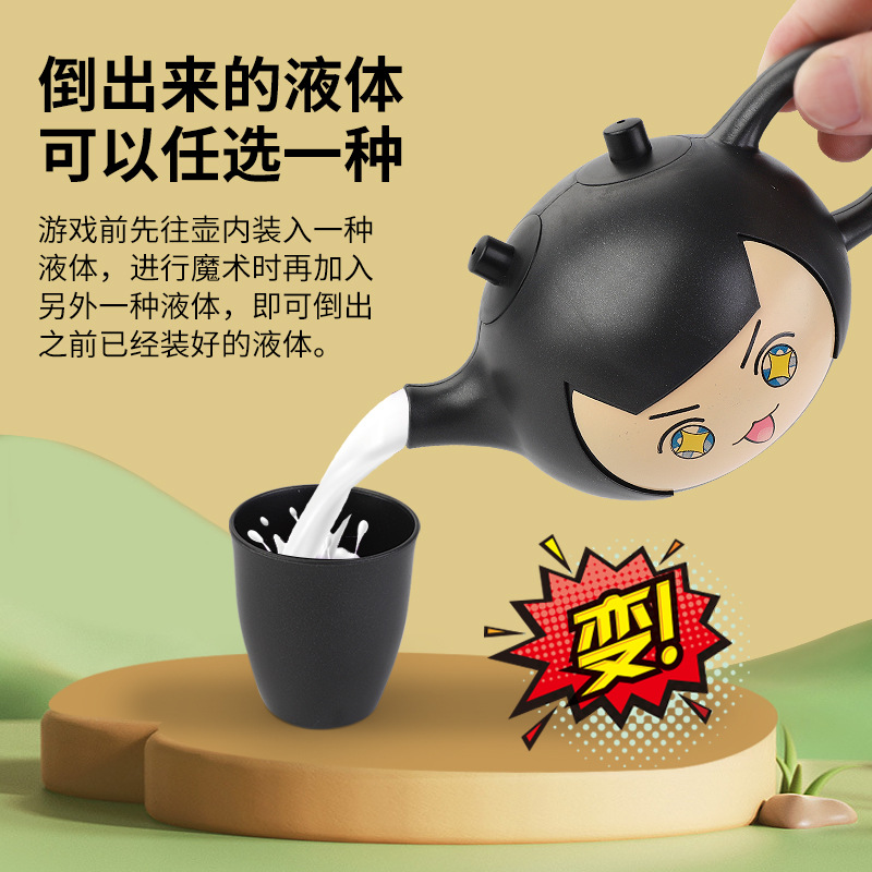 The Magic teapot glass tea brewing set, tea stove, teapot, glass tea brewing teapot, and glass tea boiling ware are portable and practical Specification image