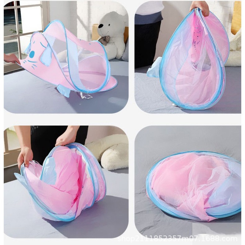 婴童蚊帐实物图