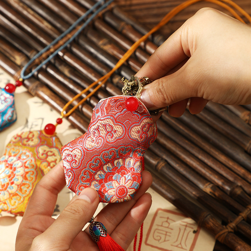 葫芦/葫芦文玩/宋锦/文玩葫芦/桃木葫芦产品图