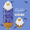Cross-border Christmas cartoon lazy person one-piece children's sleeping bag, large reindeer and eagle animal variable storage throw pillow details Picture