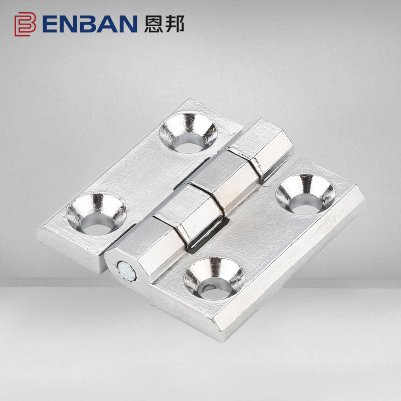 Distribution box hinge, aluminum alloy stud case, thickened bright white chrome-plated black 218 series hinge Application Scenario