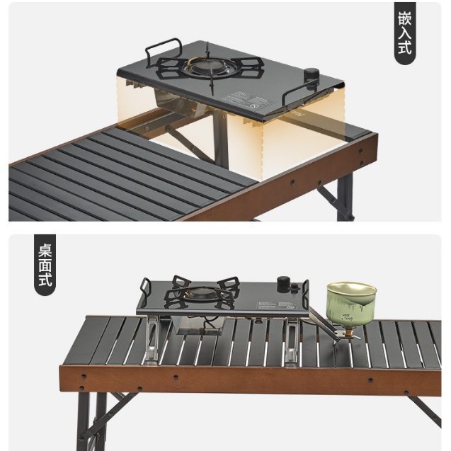 Fujing gas stove, single-burner, dual-purpose, high-power desktop folding single-head gas stove, flameout protection, double-burner gas stove, natural gas stove details Picture