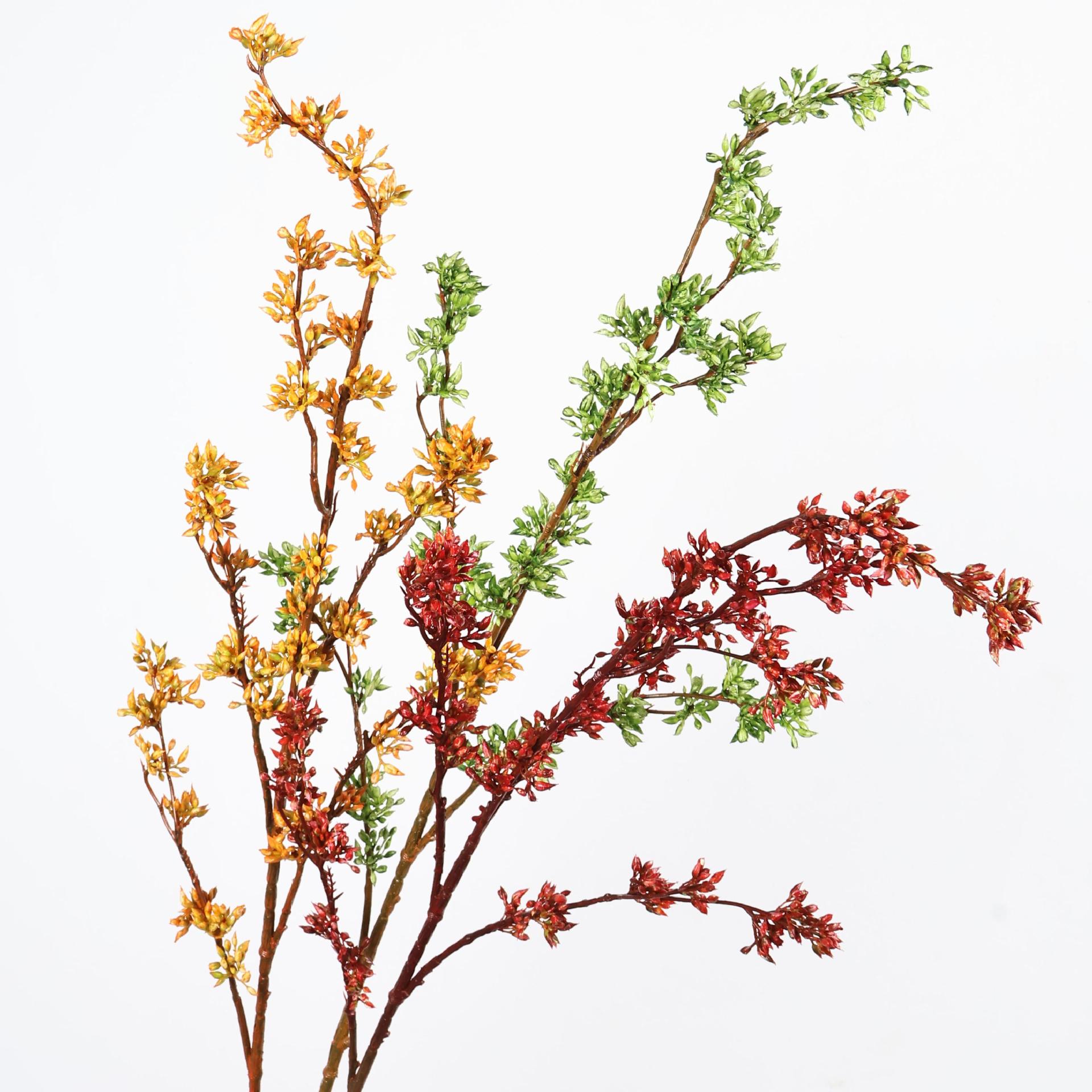 仿真小米果米仔兰插花配材米兰果家居客厅花艺装饰果子枝雪樱果