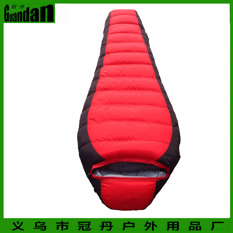 Factory direct sales: 1700g mummium-style mummy type outdoor camping down sleeping bag, filled with 1000g Application Scenario
