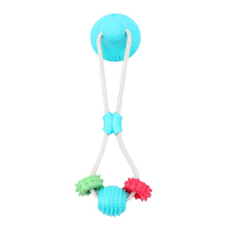 Amazon dog toys and pet supplies suction cups, drawstrings, teething sticks that won't break, self-heating leak-proof balls, leak-proof design Item Picture