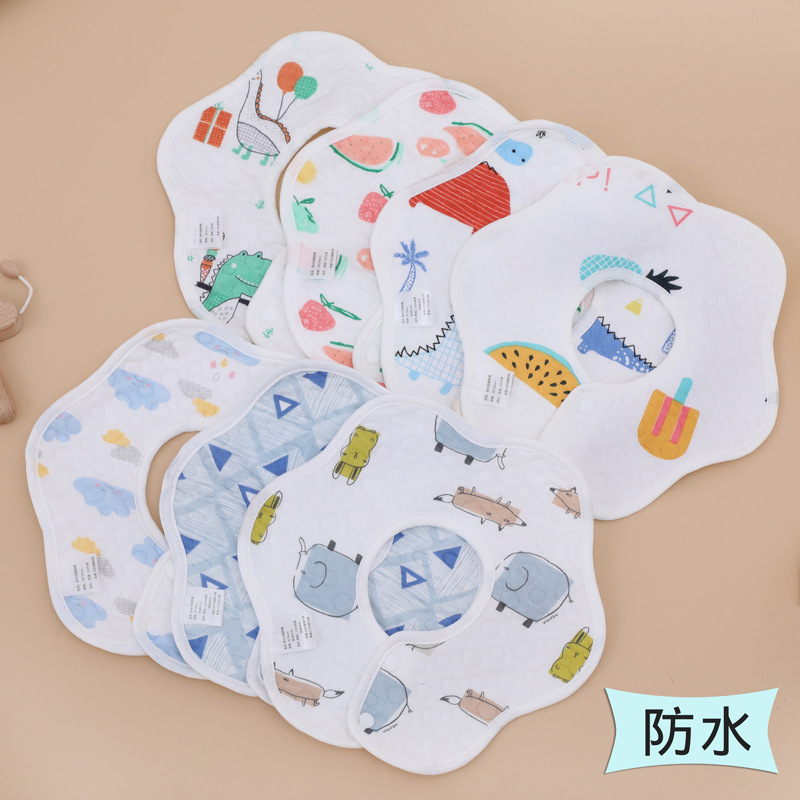 围嘴围兜/口水巾实物图