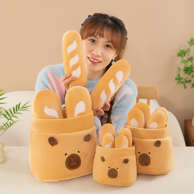 Cub bakehouse capibara fritas peluche boneca kapibara muñeca lindo regalo de cumpleaños para novia