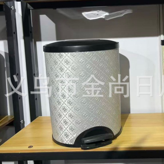 复古风家用脚踏垃圾桶2025新款厨房卫生间客厅卧室商用脚踏式纸篓细节图