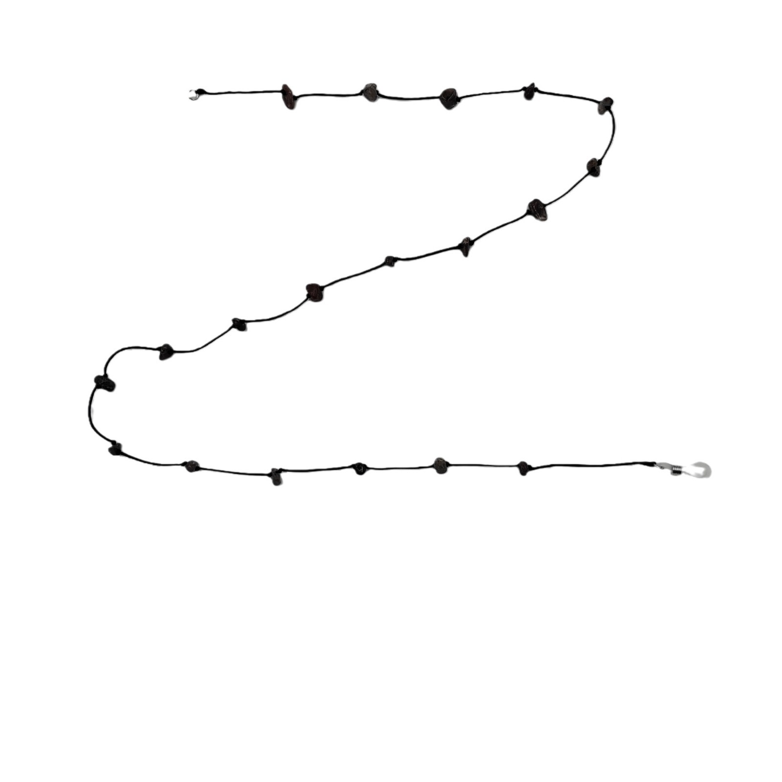 Retro crushed stone woven glasses chain necklaces, women's mask chain necklaces, anti-slip and anti-loss pendants, factory direct sales, artistic style Item Picture