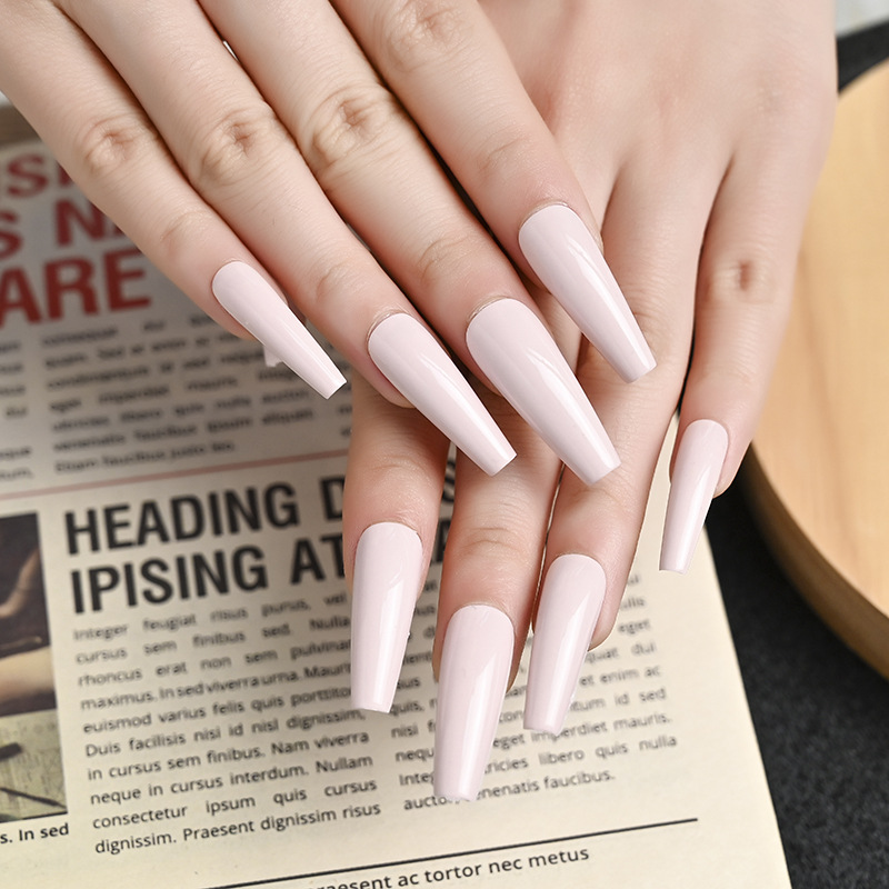 Factory direct sales OEM custom-made false nails, long ballet wearable nails, false nails, nail art pieces wholesale and customization details Picture