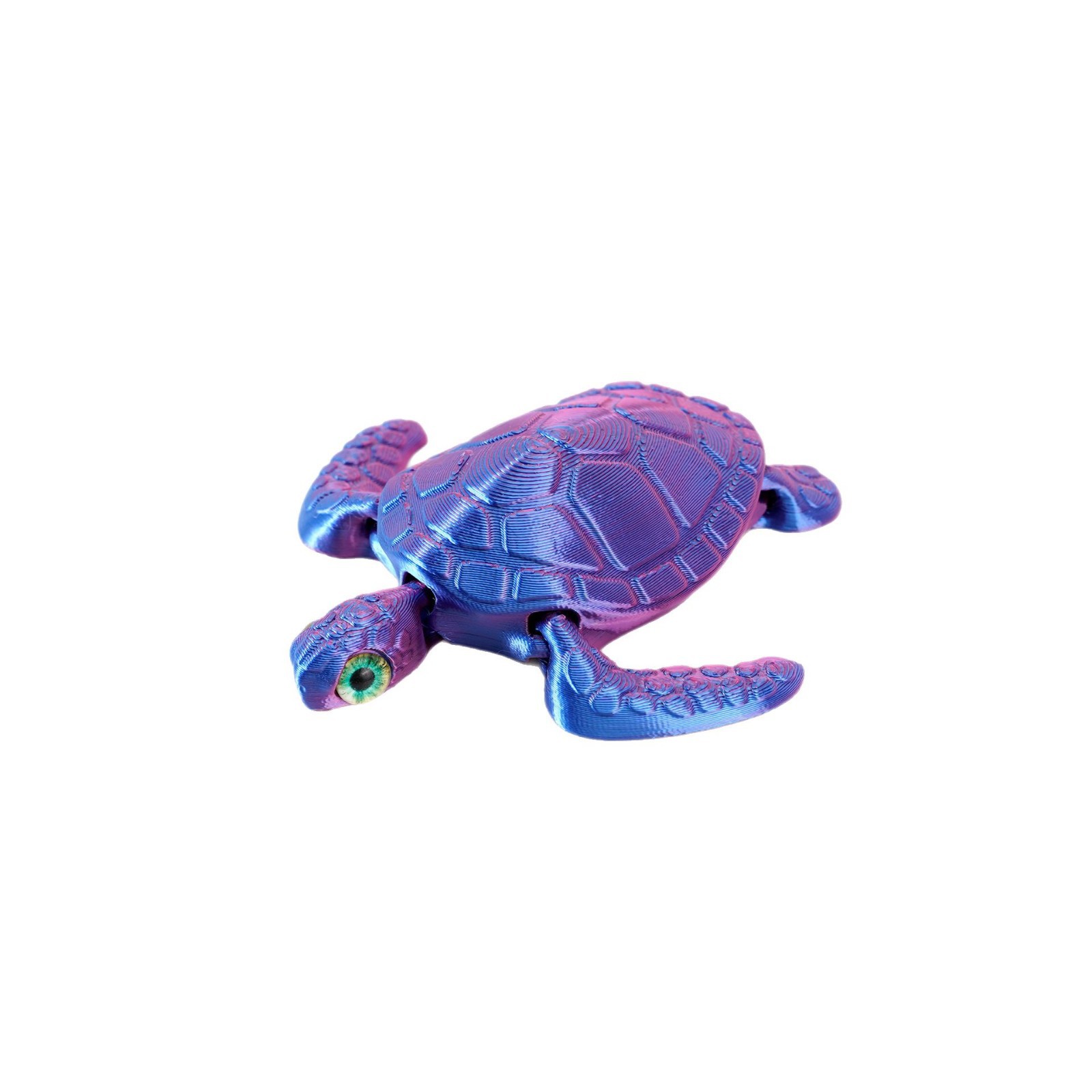 3D printed cross-border best-selling simulation turtle figurines, cute fish tank landscaping figurines, movable one-piece joint creativity Item Picture