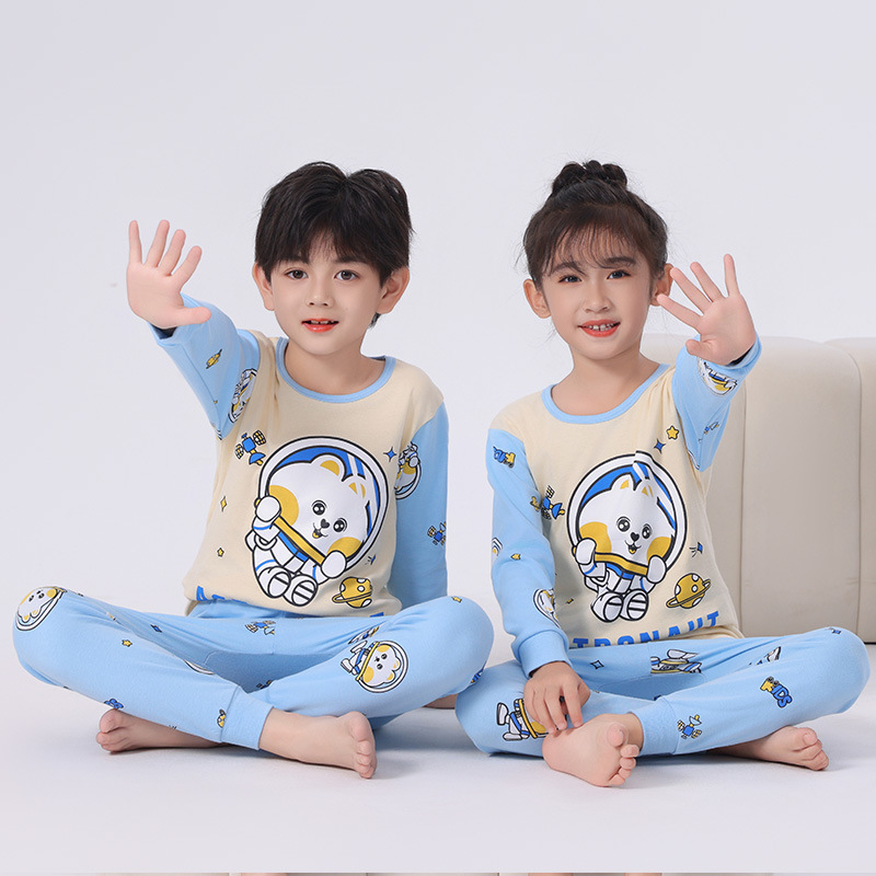 童装/儿童家居服/睡衣冬/睡衣卡通/儿童家居服秋冬细节图