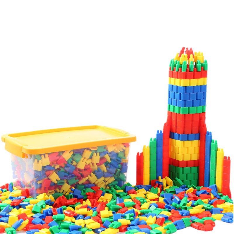 Wholesale bullet-shaped building blocks, children's educational toys, rocket small building blocks, particle assembly toys, kindergarten teaching supplies Item Picture