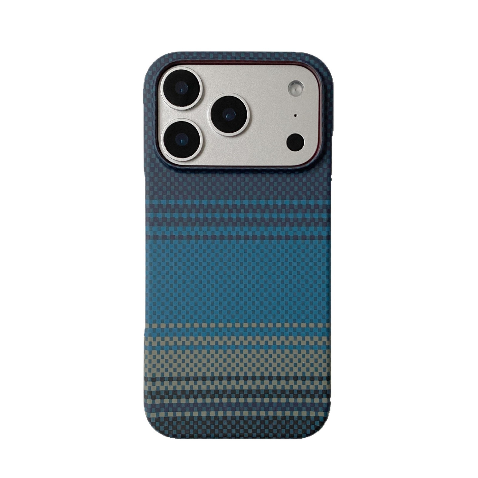 Suitable for iPhone17, Kevlar skin-feel phone case, Apple 16proMax carbon fiber texture water sticker 15, half hard case Item Picture