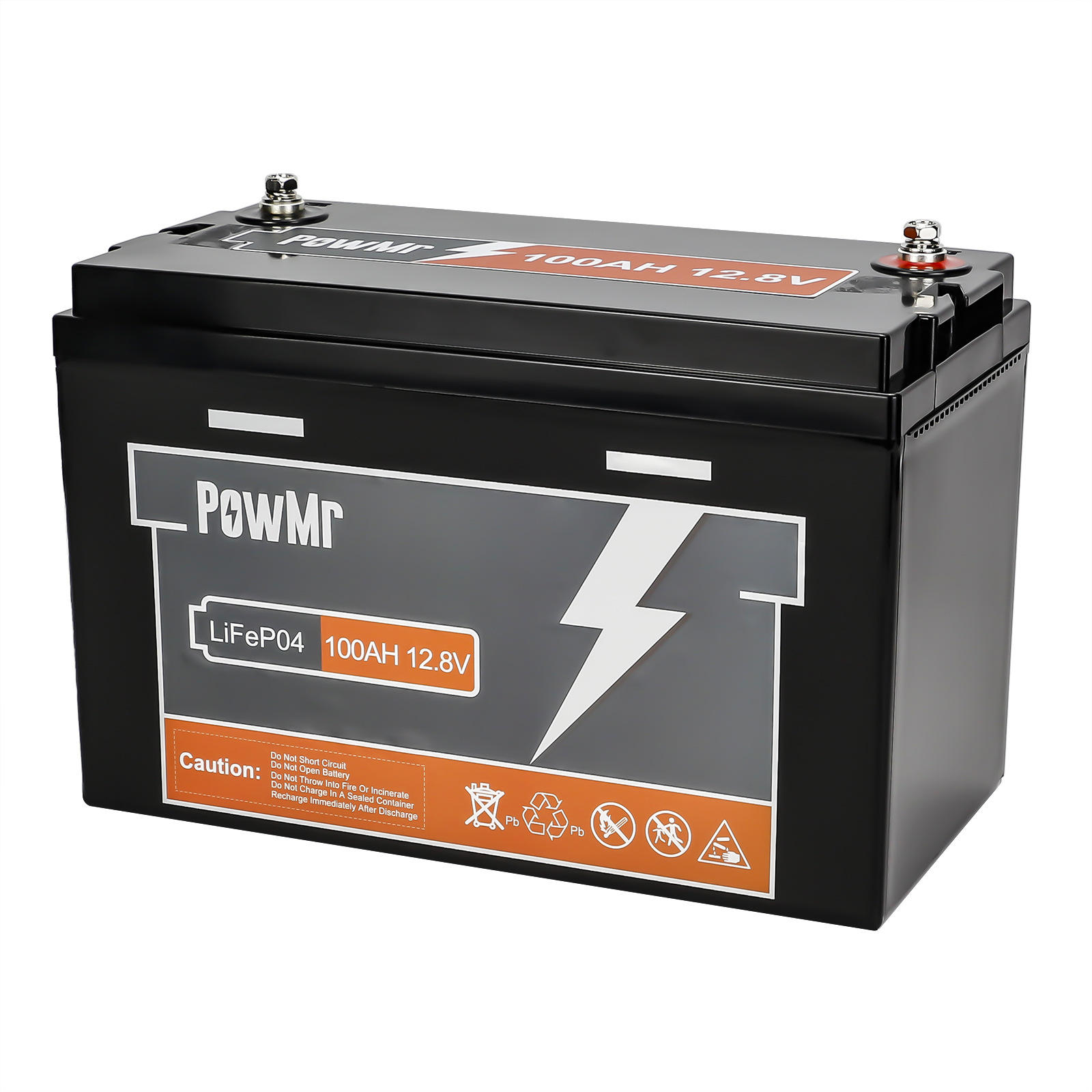 PowMr12.8 V100AH / 150/200/300 ah lithium iron phosphate battery power cross-border lifepo4 batteries Item Picture