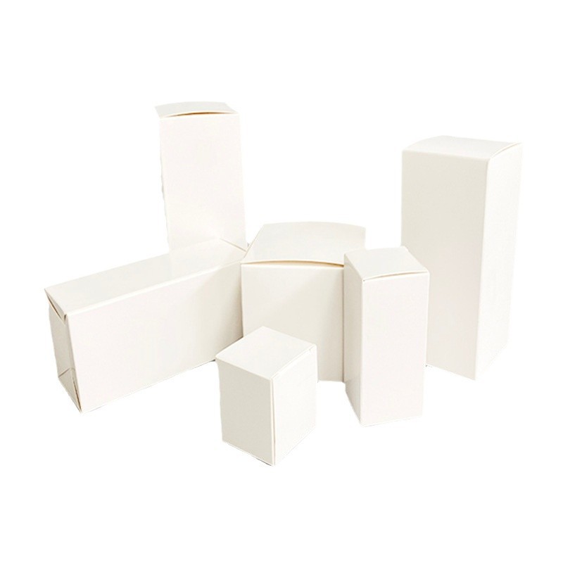 Factory direct sales of white card packaging boxes, customized outer paper box design, bulk order of logo printing color boxes and white paper boxes Item Picture