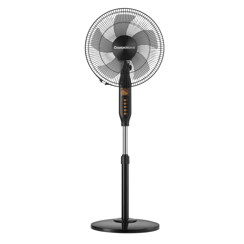 Ventilador eléctrico negro vertical ventilador de pared para cocina pequeño ventilador de mano silencioso ahorro de energía 120W Item Picture