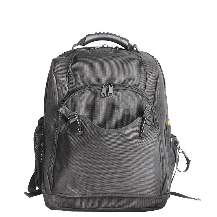 Double-shoulder tool kit, multi-functional enlarged maintenance bag, thickened wear-resistant network engineering bag, portable installation electrician backpack Item Picture
