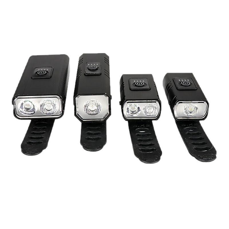 New bicycle headlight USB charging, strong light, rainproof night ride, mountain bike flashlight, cycling equipment accessories, mountain bike cycling lamp Item Picture