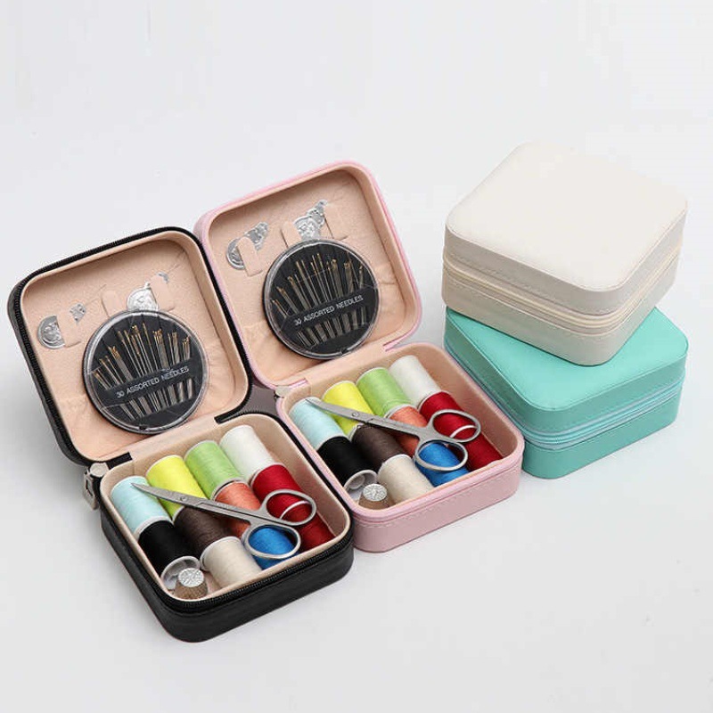 Household multi-functional portable sewing kit, high-end student dormitory multi-color sewing and mending needle and thread set, starting from one piece Application Scenario
