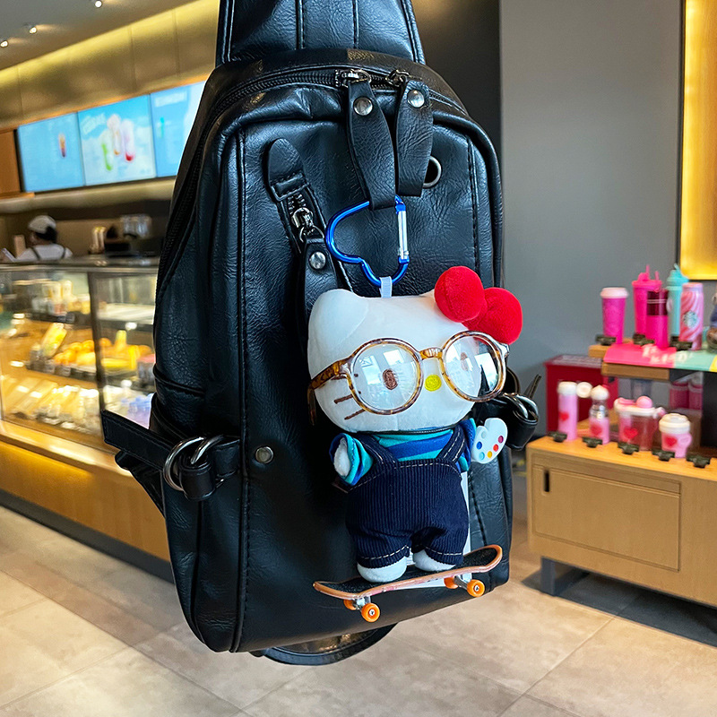 新款hellokitty小挂件正版凯蒂猫毛绒公仔kitty猫可爱玩偶包挂件
