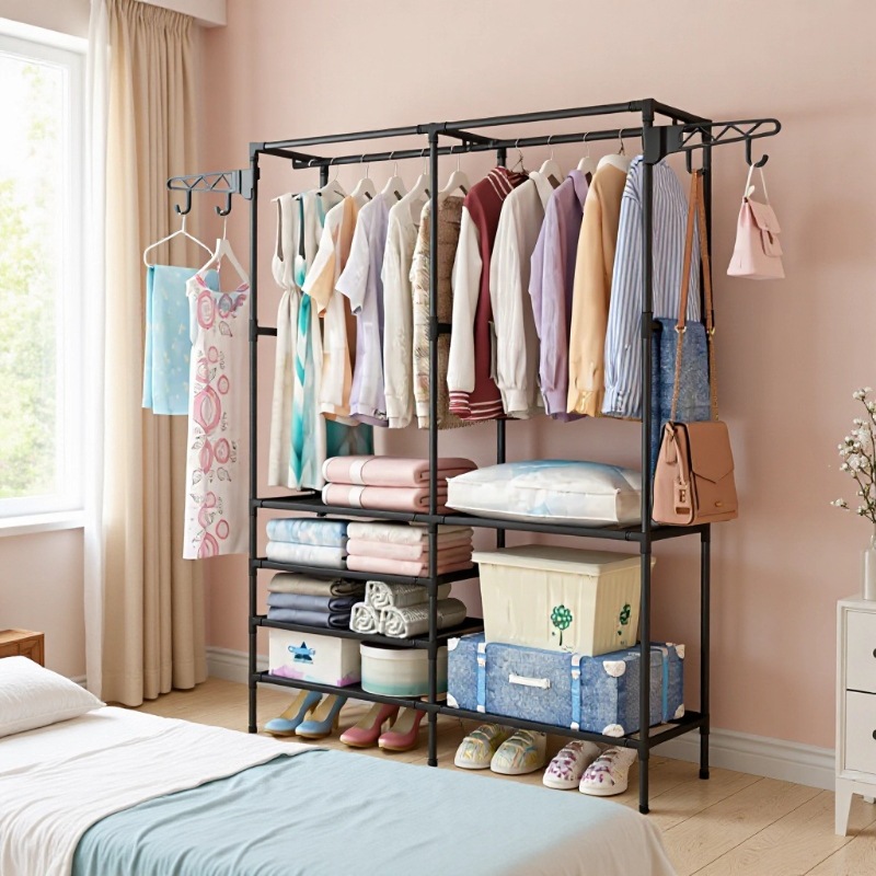 衣架/衣架撑子/塑料衣架/童装衣架摆摊木质的/木质衣架白底实物图