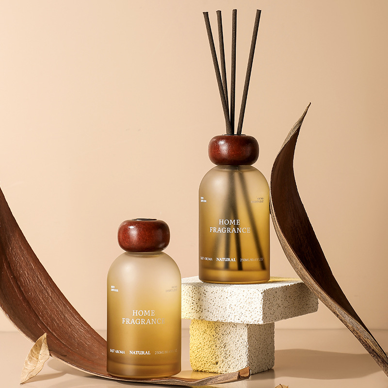 Wooden-scented fireless aromatherapy ornaments, high-end bedroom home aromatherapy, indoor bathroom deodorization, long-lasting fresh fragrance