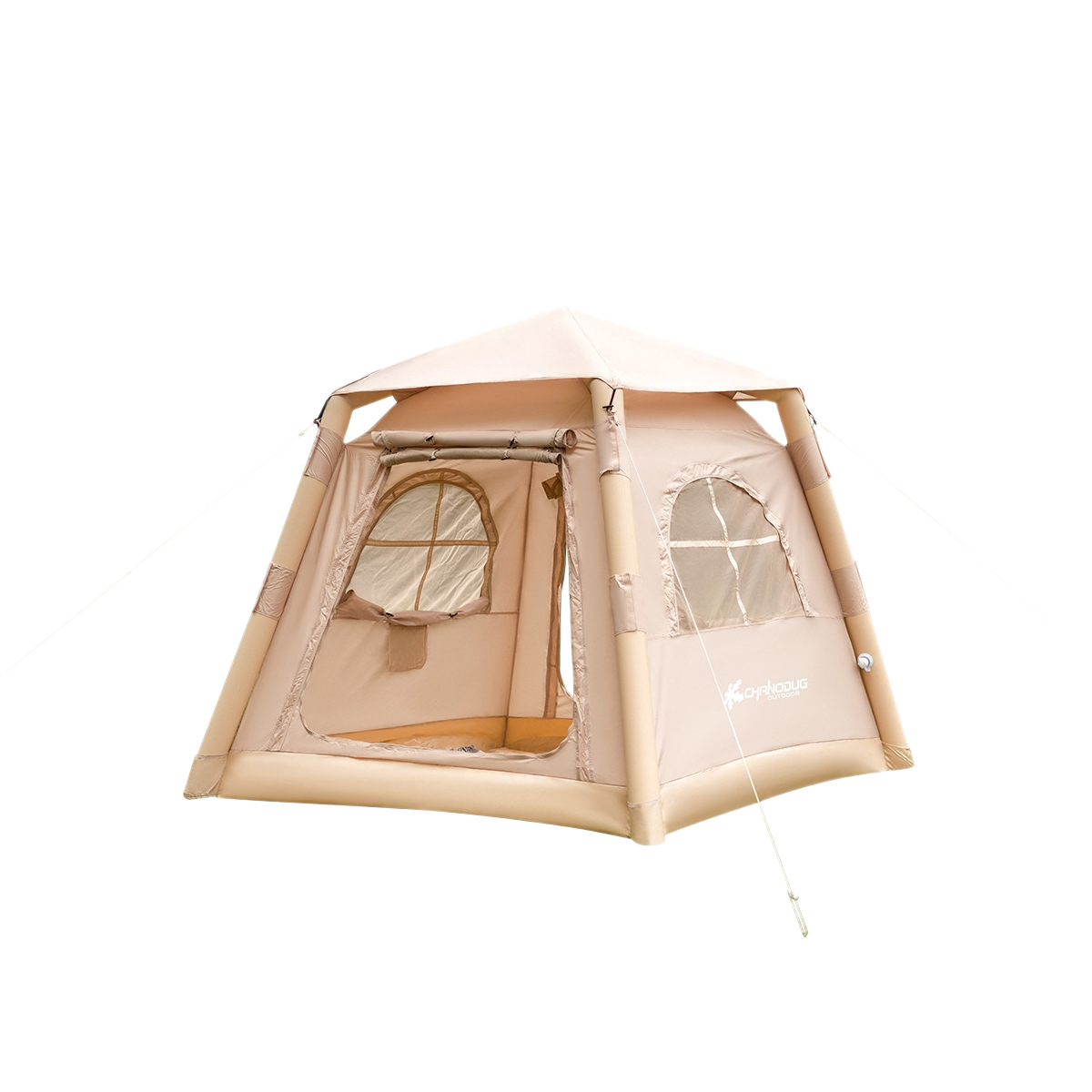 Fully automatic inflatable tent for 3-5 people outdoor camping, thickened rainproof portable camping equipment inflatable tent Item Picture