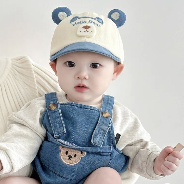宝宝帽子春秋款软檐鸭舌帽可爱超萌棒球帽婴幼儿遮阳帽出游防晒帽产品图