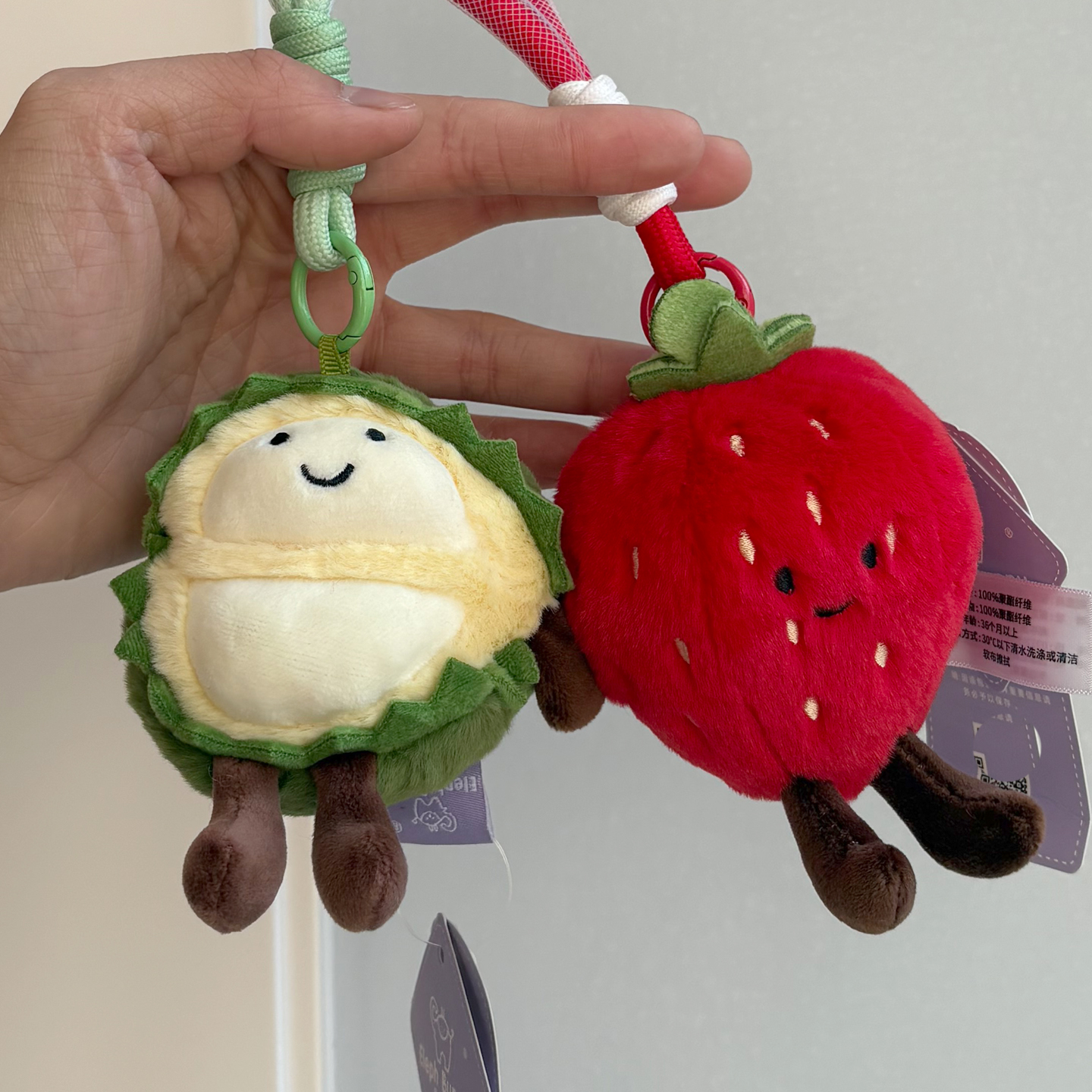 Wholesale of ecological fruit pendants, plush toys, cute companion dolls, plush dolls, and festival gifts details Picture
