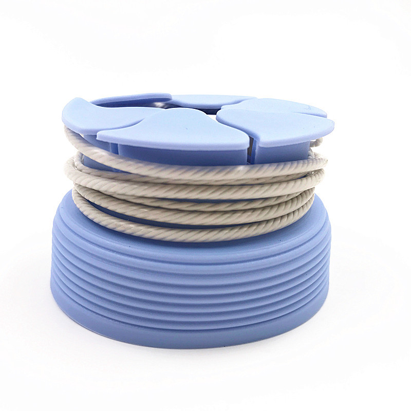 Silicone earphone cable storage box, earphone winding device, data cable fixator, cable organizer Item Picture